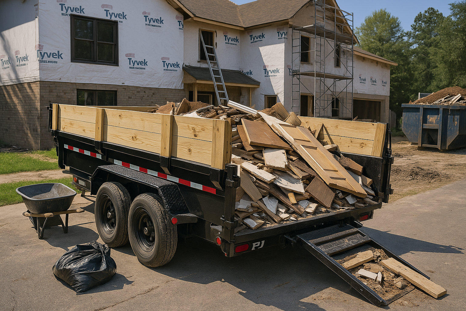 Commercial delivery to job site